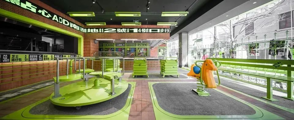湖南广莲申点心公园深圳餐饮空间设计，将公园搬进了店内