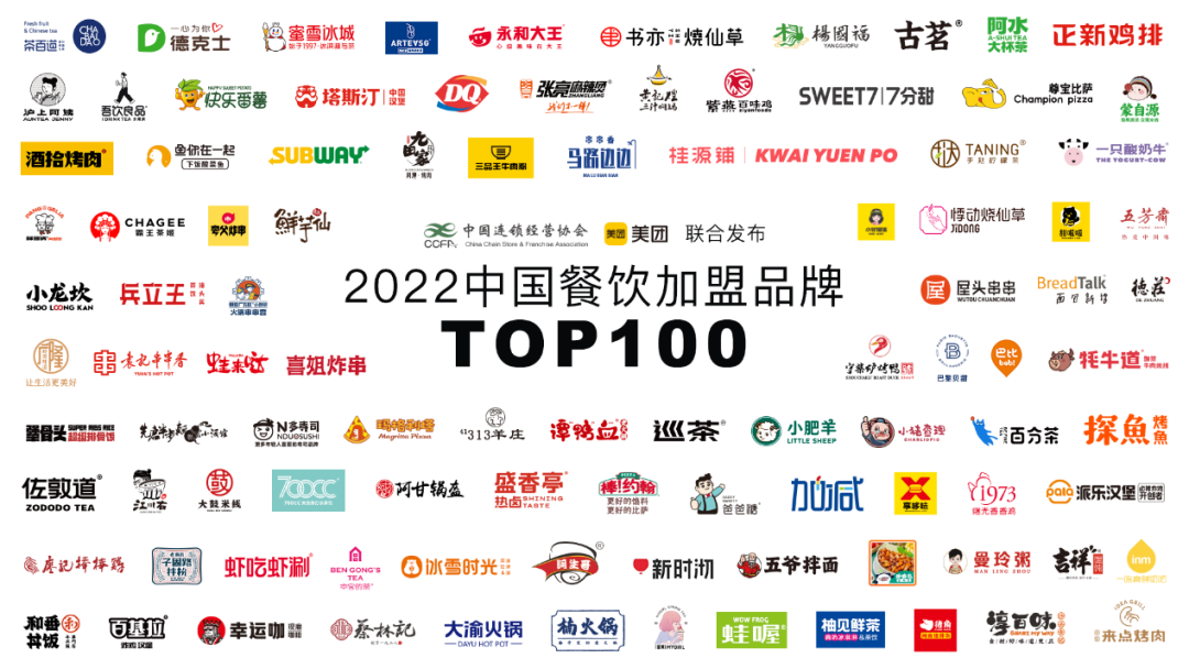 湖南2022中国餐饮加盟品牌TOP100，看看有没有你的品牌